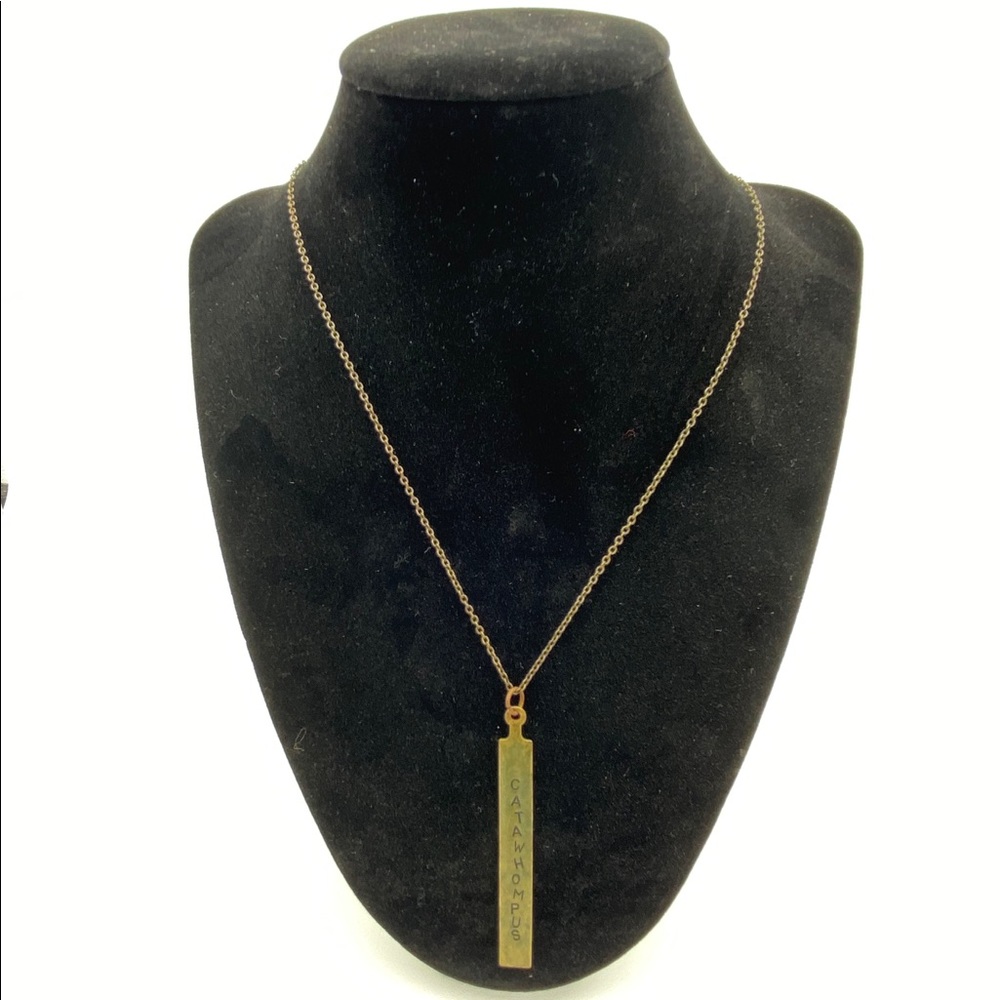 Unique hand-stamped one-of-a-kind necklace